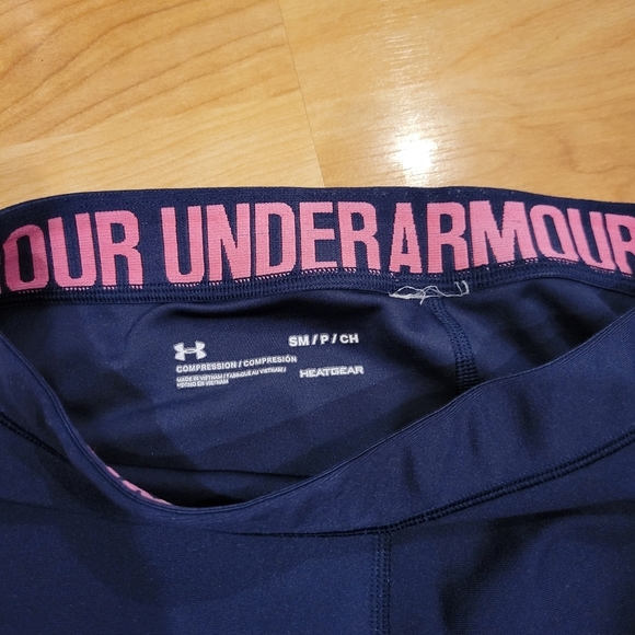 Under Armour Heatgear Compression Capri Leggings Size Small - Picture 3 of 5